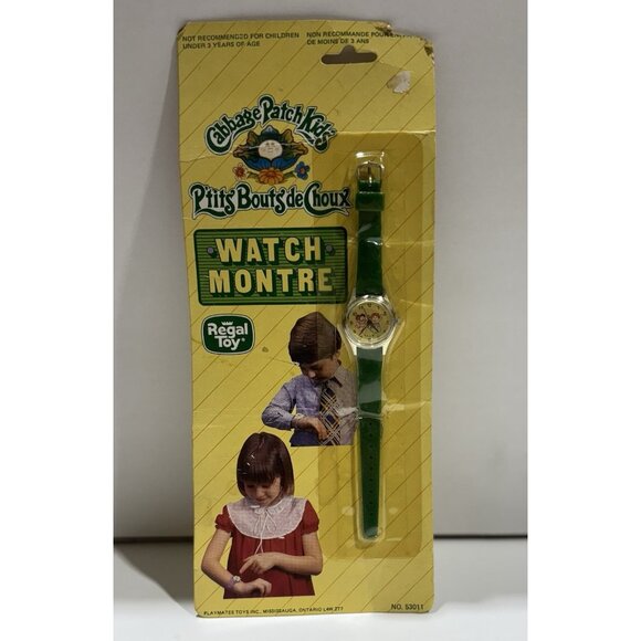 1980s Cabbage Patch Kids Watch – Regal Toy Sealed MOC - Picture 5 of 6